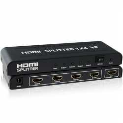 DUPLICADOR HDMI 1X4 HDMI SPLITTER BOX 1 INPUT 4 OUTPUT 1080P 3D (104B)